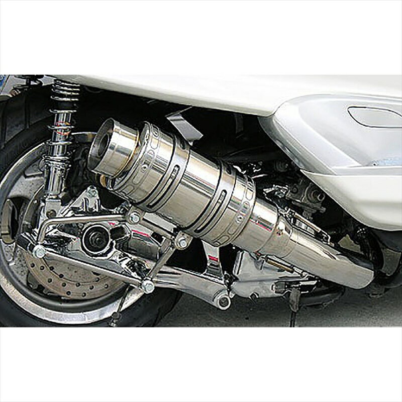 バイクパーツ マフラーウイルズウィン アトミックショートマフラー/バズーカー112-12-02 4547567325871MAJESTY250(5GM/SJ)