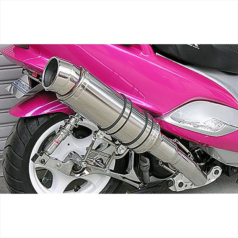 バイクパーツ マフラーウイルズウィン ビーストマフラー タイプS/POL142-11-11 4547567328070MAJESTY125