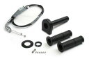 バイク用品 吸気系 エンジンACTIVE アクティブ スロットルKIT ［TYPE-2 BLK］φ40 ［メッキ金具］ MT-07 14-161069993 4538792830001取寄品 セール