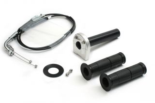 バイク用品 吸気系 エンジンACTIVE アクティブ スロットルKIT ［TYPE-3 SIL］φ40 ［メッキ金具］ MT-07 14-161063697 4538792830155