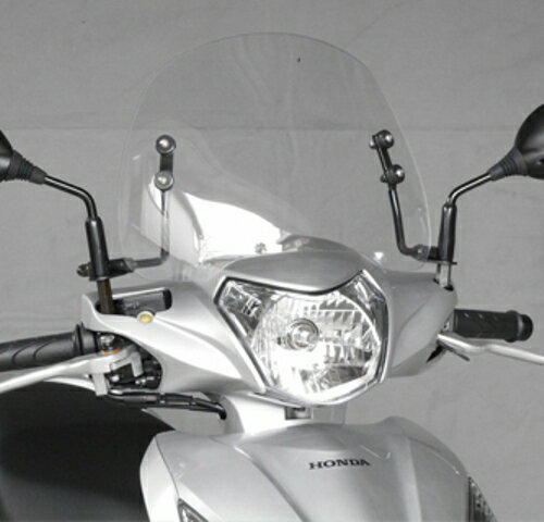 バイク用品 外装AF-ASAHI 旭風防 ショートバイザー DO-18 Dio110 EBJ-JF58DO-18 4560122612988取寄品