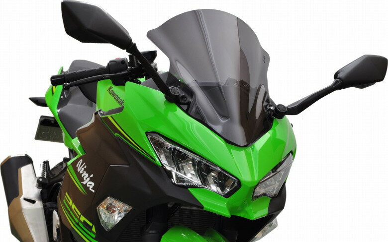 【5日前後で発送】バイク用品 外装AF-ASAHI アサヒフウボウ/旭風防 ウインドスクリーン スモーク NINJA250 400 18NJ-31 456012...