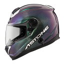 【予約販売 2024年2月下旬から3月納品分 】カーボンバイクヘルメット カーボンフルフェイスヘルメット ASTONE GT-1000F IRIDIUM イリジウムカラー インナーシールド装備･･･