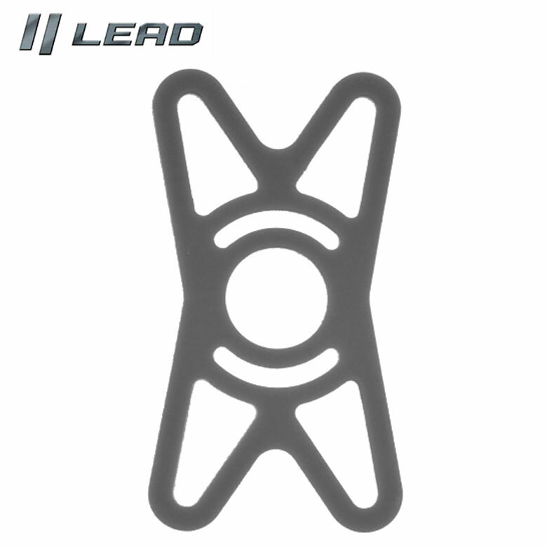 バイク用品スマホホルダーLEAD MOTORCYCLE GEAR(リード工業)ホールドラバーバンド KS-215A固定 簡単 操作 ブラック 取寄品