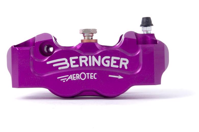 バイク用品 ブレーキ クラッチBERINGER ベルリンガー 4Pラジアルキャリパー ヒダリ パープル 108mm ZX10R 03-15、YZF-R1 04-06、GSX-R1000 03-164R11A-P 4547567796572取寄品 セール