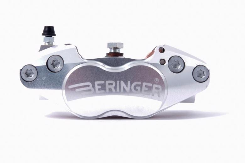 バイクパーツBERINGER(ベルリンガー) 4P ラジアルキャリパー 右 シルバー 4R02A-S4...