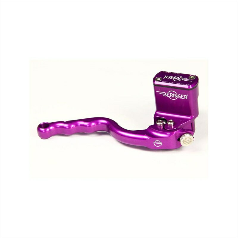 バイクパーツBERINGER(ベルリンガー) ブレーキマスター φ14.5 一体型 パープル レーシング3フィンガー BRO-10-3P4547567797425ミリバー用
