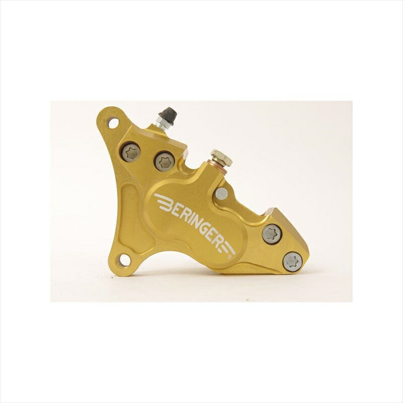 バイクパーツBERINGER(ベルリンガー) 4P アキシャルキャリパー 右 ゴールド 4HD03-G454866426698287mm HD -1999 φ254