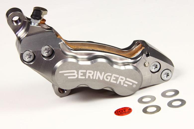 バイク用品 ブレーキ クラッチBERINGER ベルリンガー 6ピストンキャリパー ミギ TI アキシャル100mmY01A-T 4547567803355取寄品 セール