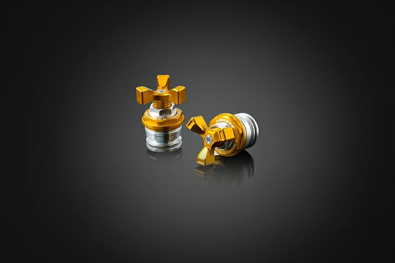 バイクパーツBIKERS(バイカーズ) フロントフォークアジャスター ライトゴールドK0107-LGD4548916434893