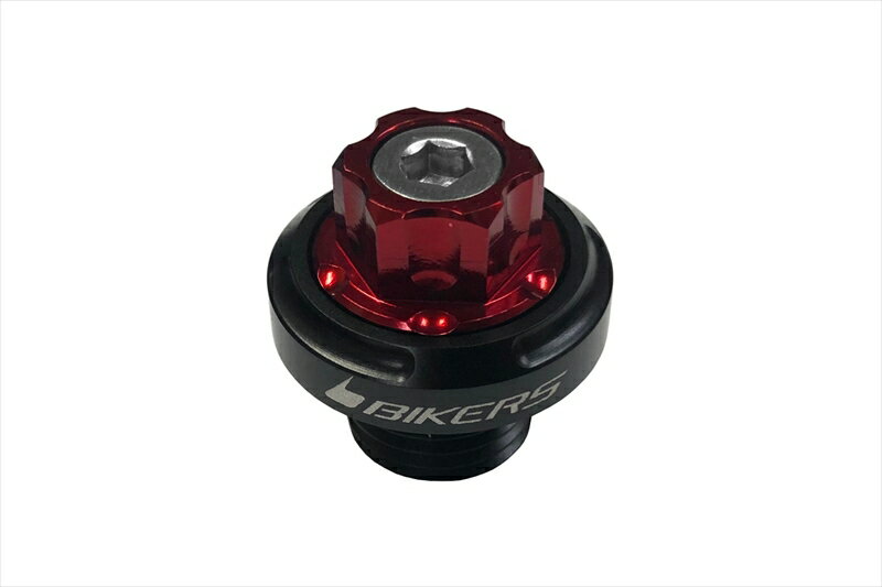 バイクパーツBIKERS(バイカーズ) ギアオイルフィラーキャップ レッドY0200-RED4548916701094
