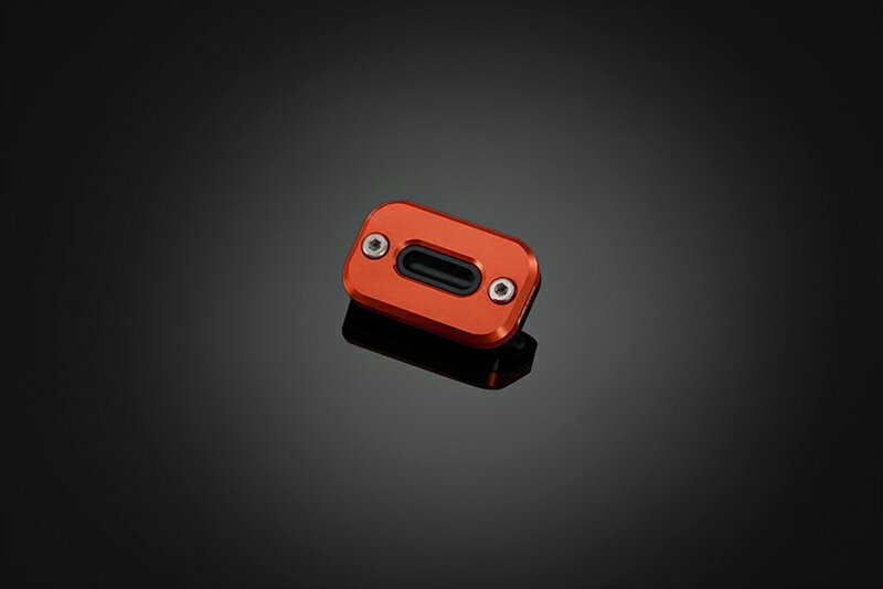 バイクパーツBIKERS(バイカーズ) リアマスターシリンダーキャップ オレンジY0201-ORG4548916701186