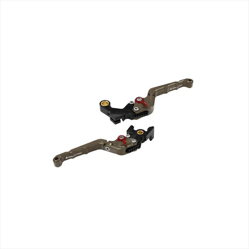 バイクパーツBIKERS(バイカーズ) レバーセット 可倒式 カーブタイプ チタン H1035-TIN4550255633301CBR650R/CB650R 19-24
