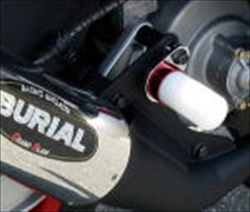 バイク用品 外装BURIAL ベリアル チャンバープロテクター メッキ BLK スーパー9チャンバー用K01-91-02 4547567279068