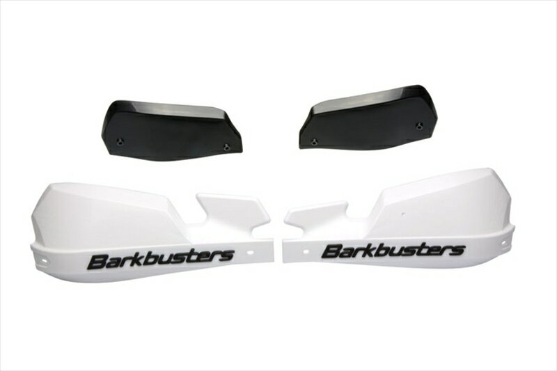 バイク用品 ハンドルBARKBUSTERS バークバスターズ VPS プラスチックガード WHITEVPS-003-00-WH 4573382086802
