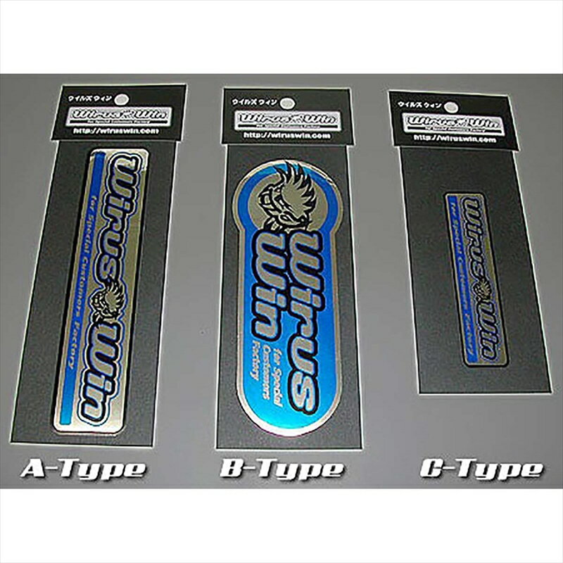 バイクパーツ アクセサリーウイルズウィン オリジナルステッカー A 2001-02-01 4547424414472160X38mm
