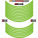 バイクパーツ アクセサリーエムディーエフ リムストライプ グリーン 文字なしRIM-10M-GR-16N 458039413659310ミリ幅 2輪:16インチ/4輪:15インチ