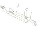 バイク用品 モトフィズ MOTOFIZZ シート固定ベルトMP-268 4510819902014