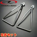 【5日前後で発送】バイク用品 ラフアンドロード ラフ&ロード トライアングルサイドバッグサポート ダブル シルバーRY59192 4580332547122