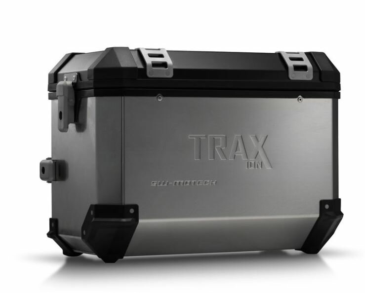 バイク用品 エスダブリューモーテック SWモーテック TRAX ION Lサイドケース 45L SIL 右 49x28x37cm 5.2kgALK0016510001R/S 4538792868066