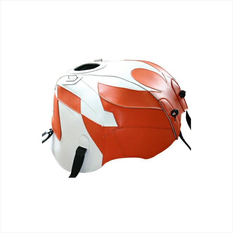 バイクパーツ バグスター タンクカバー ホワイト/オレンジ1486P 4547567840459RSV MILLE/RSV MILLE R/TUONO 04-10