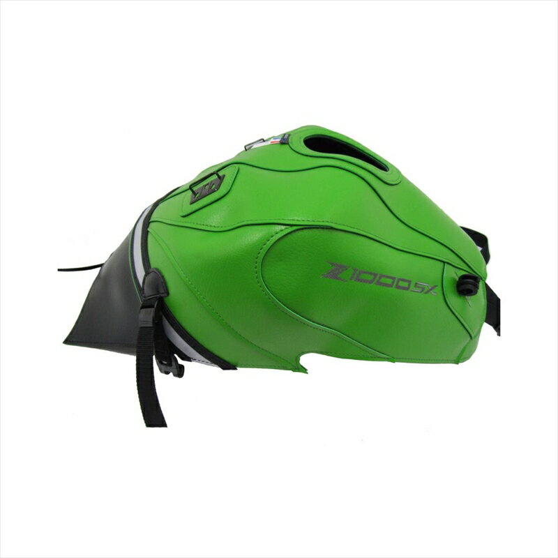 バイクパーツ バグスター タンクカバー キャンディーグリーン/ブラック/シルバー1613D 4549950195672Ninja1000(Z1000SX) 11-19
