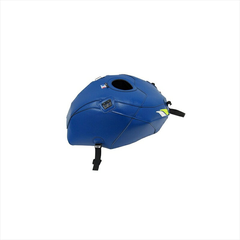 バイクパーツBAGSTER(バグスター) タンクカバー ジターヌブルー/ネオンイエロー/ホワイト 1732F4550255355616GSX-R1000R 17-22