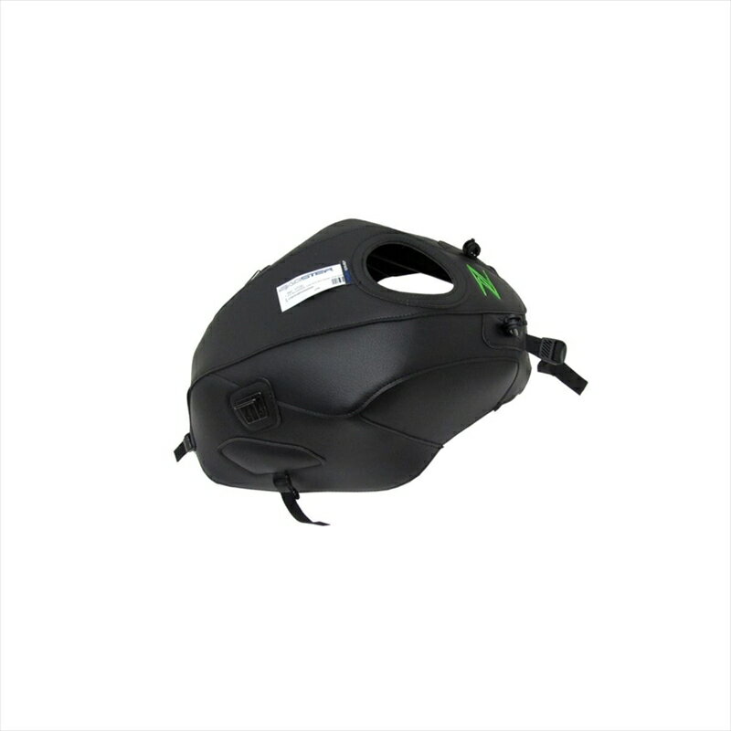 バイクパーツBAGSTER(バグスター) タンクカバー マットブラック/グリーン 1772D4550255517540Z250/Z400 19-24