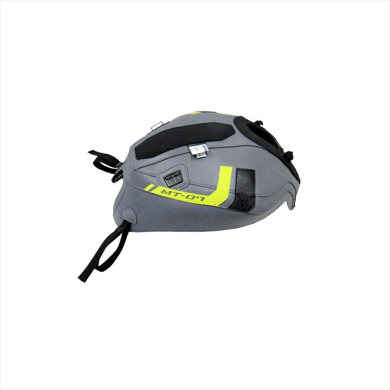 バイクパーツ バグスター タンクカバー スチールグレー/マットブラック/ネオンイエロー/ブラック1681J 4550255519780MT-07 14-17