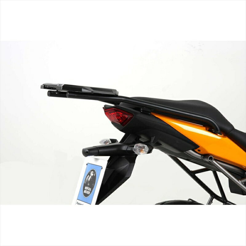 バイクパーツHEPCO&BECKER(ヘプコアンドベッカー) トップケースキャリア アルラック ブラック 6502510 01 014548664515608Versys 10-14