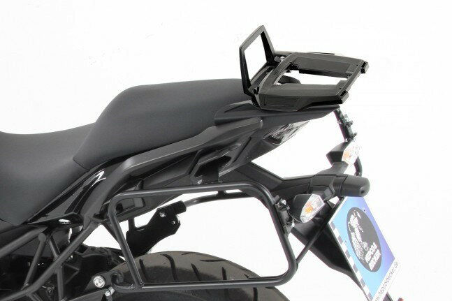 バイクパーツHEPCO&BECKER(ヘプコアンドベッカー) トップケースキャリア アルラック ブラック 6502522 01 014548916744527Versys 650 15-25