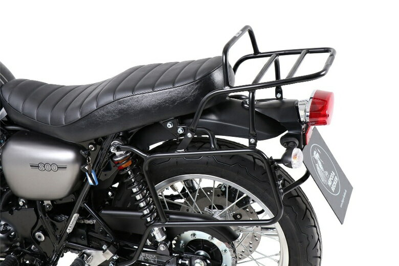 バイクパーツHEPCO&BECKER(ヘプコアンドベッカー) トップ＆サイドケースキャリア ブラック 6502541 00 014550255277543W800 STREET/CAFE 19-23