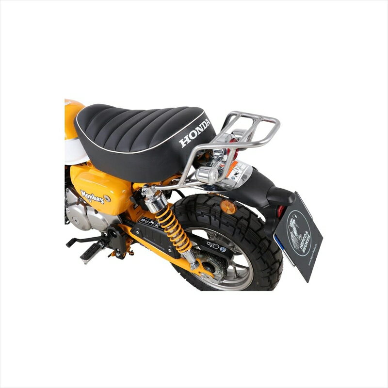 バイクパーツHEPCO&BECKER(ヘプコアンドベッカー) リアキャリア トップケース不可 クローム 6549523 01 024549950966685Monkey125 19-23