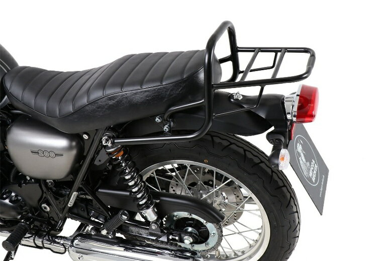 バイクパーツHEPCO&BECKER(ヘプコアンドベッカー) トップケースキャリア リアラック ブラック 6542541 01 014550255277567W800 STREET/CAFE 19-23