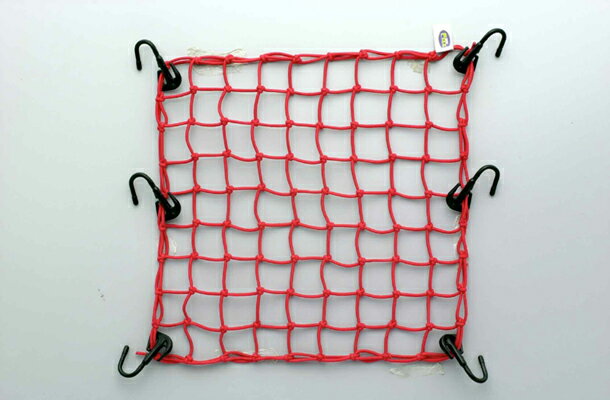 【5日前後で発送】バイク用品 モトフィズ MOTOFIZZ ツーリングネットV BLU #L 40X40mmMF-4565 4510819100557