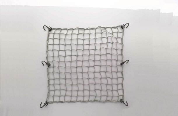 【5日前後で発送】バイク用品 モトフィズ MOTOFIZZ ツーリングネットV RED #3L 60X60mmMF-4645 4510819101899