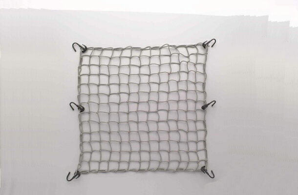 バイク用品 モトフィズ MOTOFIZZ ツーリングネットV BLU #3L 60X60mmMF-4646 4510819101905