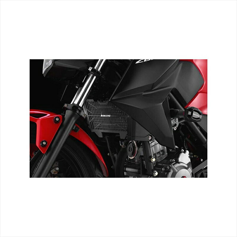 バイクパーツBIKERS(バイカーズ) ラジエターガード ステンレス チタンコート ブラック H0370-BLK4548916774326CBR250R/CB250F 14-16