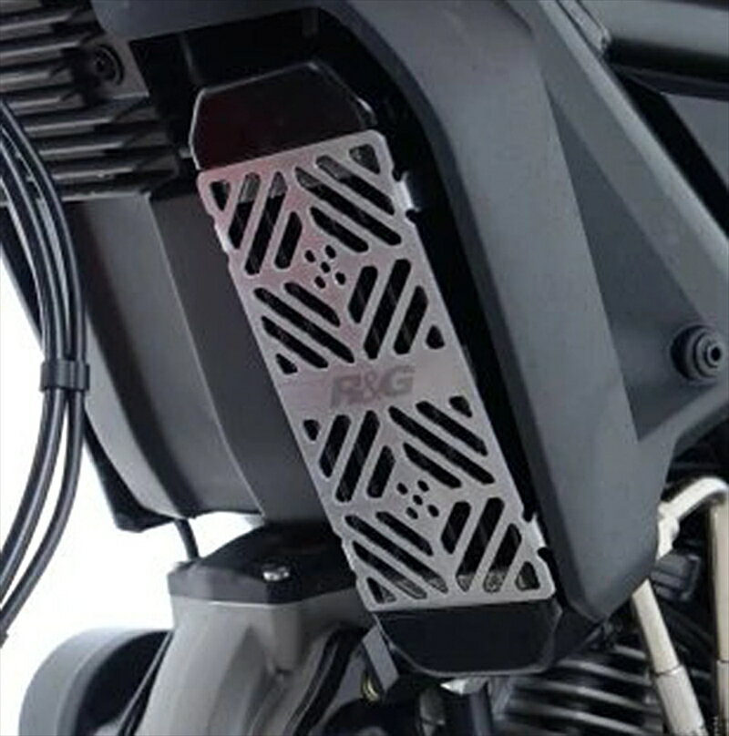 バイクパーツR&G(アールアンドジー) オイルクーラーガード ツヤケシシルバーRG-OCG0022SI4573382081098