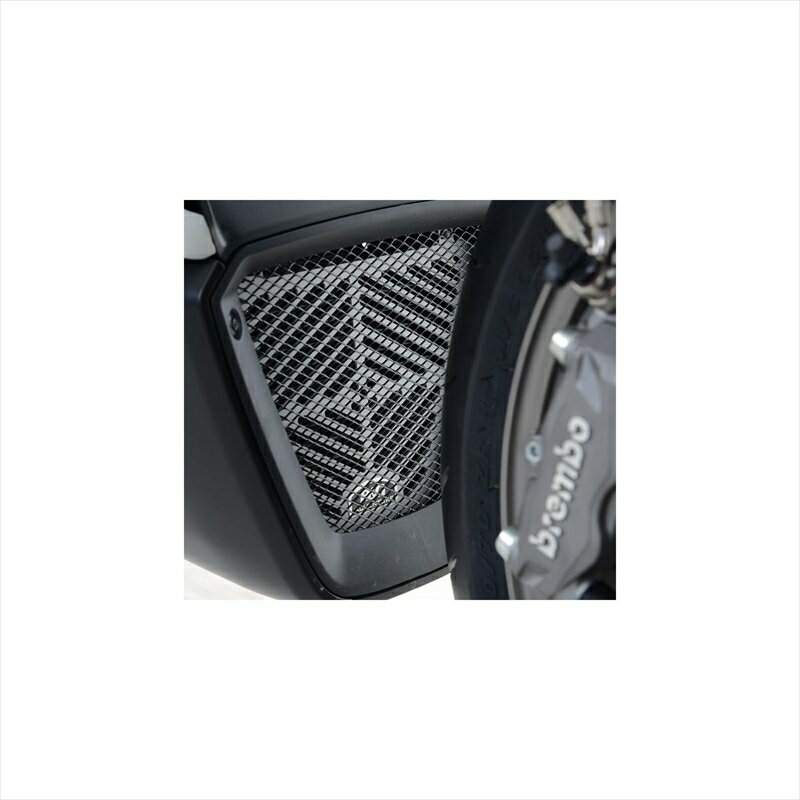 バイクパーツ 冷却系アールアンドジー オイルクーラーガード ツヤケシシルバーRG-OCG0028SI 4582483539230DUCATI X-Diavel/S 16-・Diavel1260/S 19-