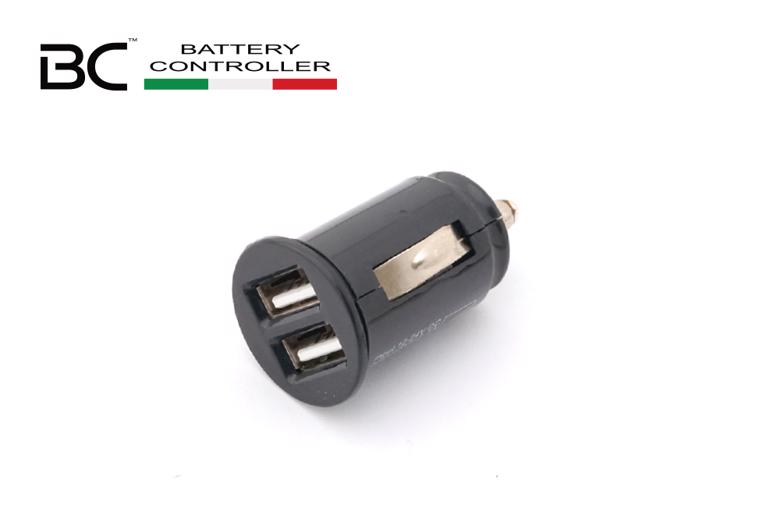 バイク用品 電子機器類ビーシーバッテリー ビーシーバッテリ リペアシガーソケット変換USBキャップ ダブル 12V 電源アダプターキット用BC-710-USB2 8059070587180取寄品