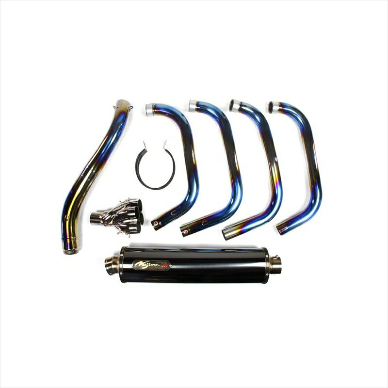 バイクパーツNOJIMA ENGINEERING(ノジマエンジニアリング) DLCチタン フルエキゾースト 4-1SC NTX618GTD-CLK4548664158638ZRX1200DAEG 09-16