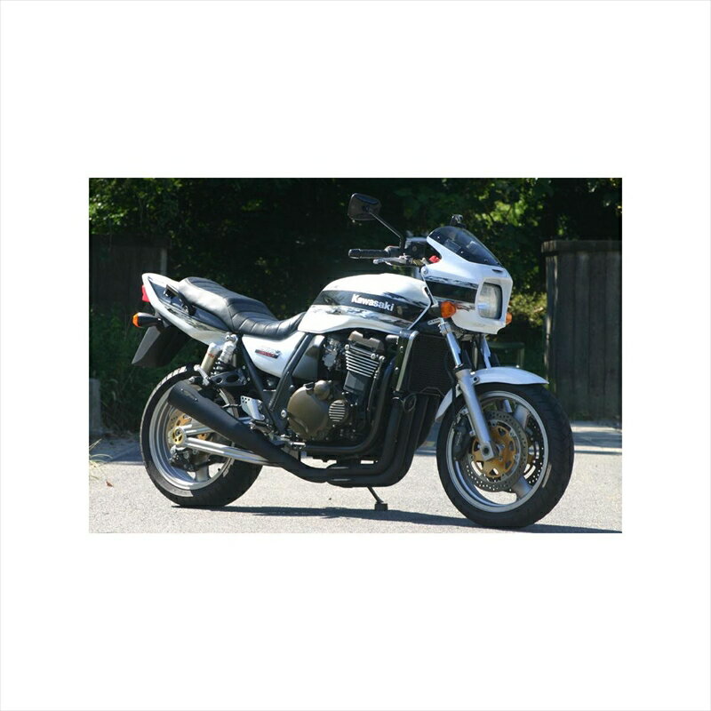 バイクパーツNOJIMA ENGINEERING(ノジマエンジニアリング) メガホン フルEX 4-1SC ステンブラック NMSX608MB-CL4548664247257ZRX1200R/S/1100