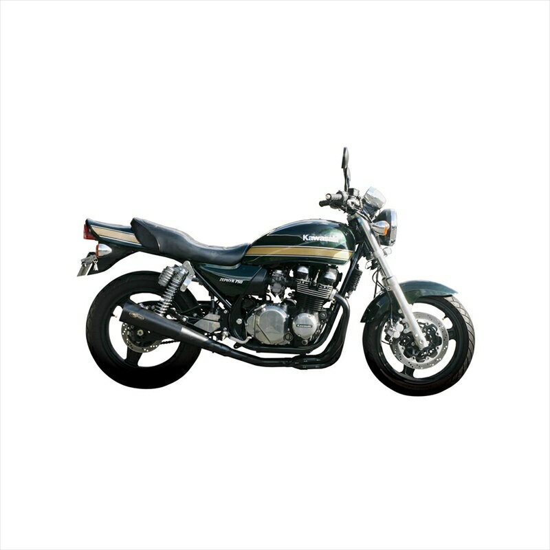 バイクパーツNOJIMA ENGINEERING(ノジマエンジニアリング) メガホン フルEX 4-1SC ステンブラック NMSX606MB-CL4548664292455ZEPHYR750 -08