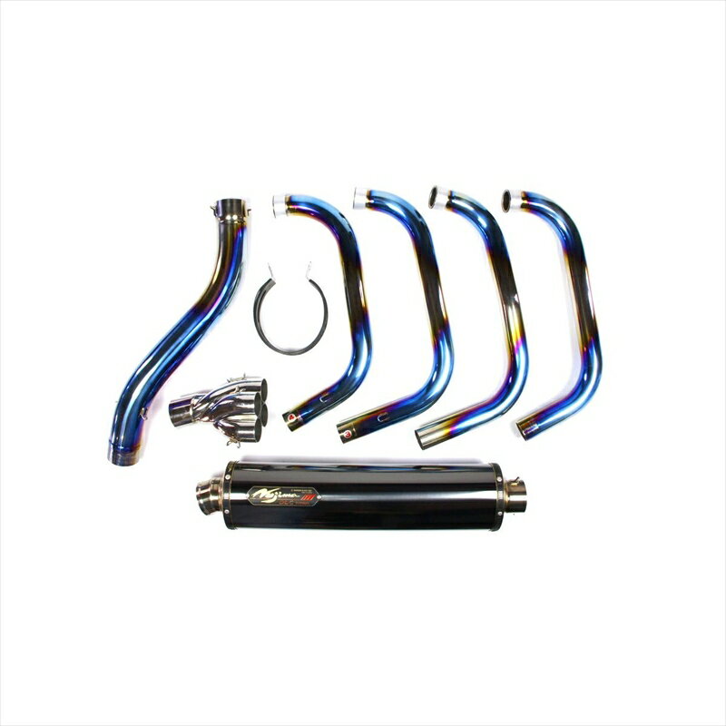 バイクパーツNOJIMA ENGINEERING(ノジマエンジニアリング) DLCチタン フルエキゾースト 4-1SC NTX608GTD-CL4548664486731ZRX1200R/S/1100