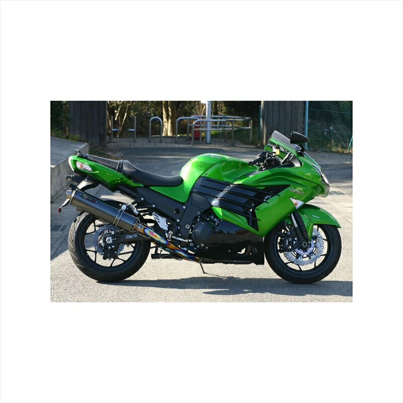 バイクパーツNOJIMA ENGINEERING(ノジマエンジニアリング) DLCチタン スリップオン ツイン NT643SGTDW-CLK4548664658060ZX14R 12-20 ZXT40H不可