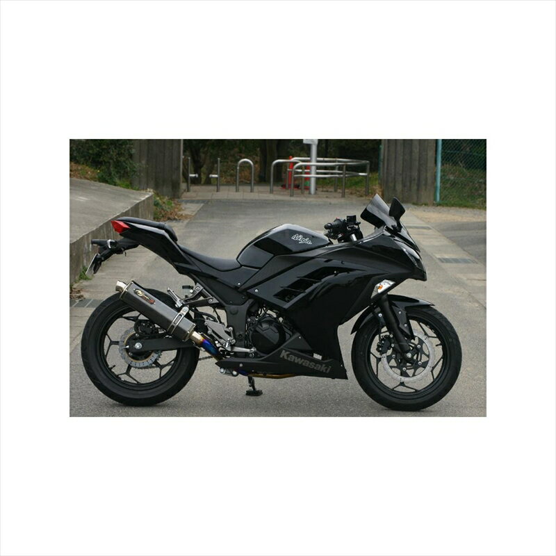 バイクパーツNOJIMA ENGINEERING(ノジマエンジニアリング) DLCチタン フルエキゾースト 2-1 NT646GTD-CLK4548664910434Ninja250 13-16