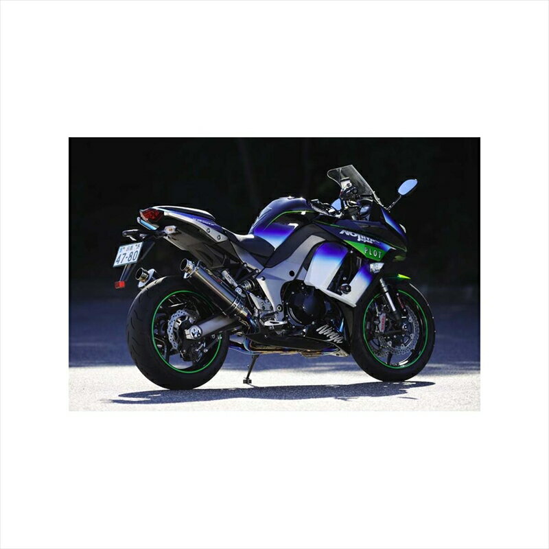 バイクパーツNOJIMA ENGINEERING(ノジマエンジニアリング) DLCチタン フルエキゾースト 4-1-2SC NTX644GTDW-CLK4548916061822Ninja1000 14-16