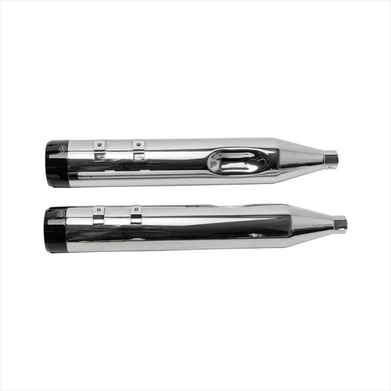 バイクパーツエスアンドエスサイクル S＆S スリップオン スラスター CH/BLK TOURING 95-16550-0619 4548916771738