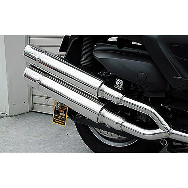 バイクパーツ マフラーウイルズウィン スタイリッシュツインマフラー/ポッパー132-14-13 4548664993833GRANDMAJESTY400(O2センサー付)